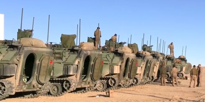 US Marines' Brilliant Idea of Armored AAVs for Land and Sea Troop Transportation